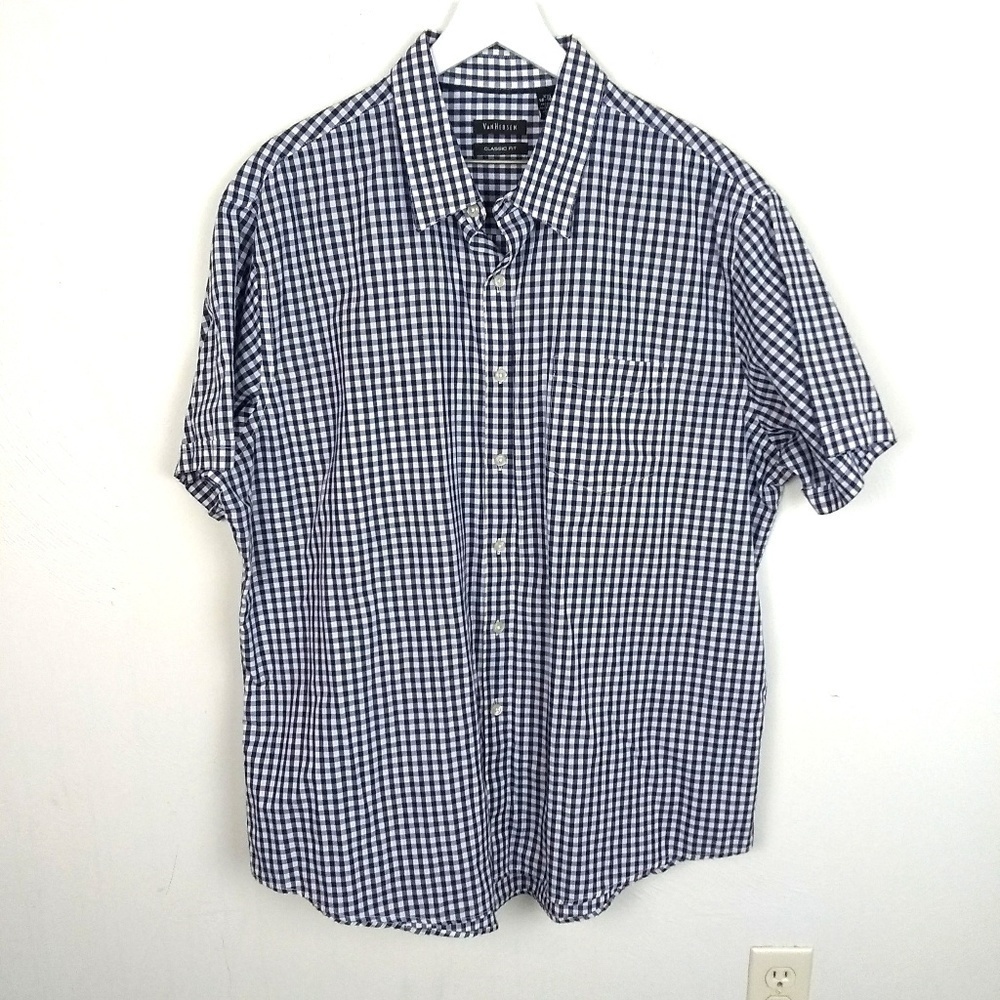 Van Heusen Classic Fit Button Up Shirt | s XXL